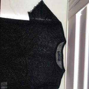 Brandy Melville Sparkly Mesh Shit